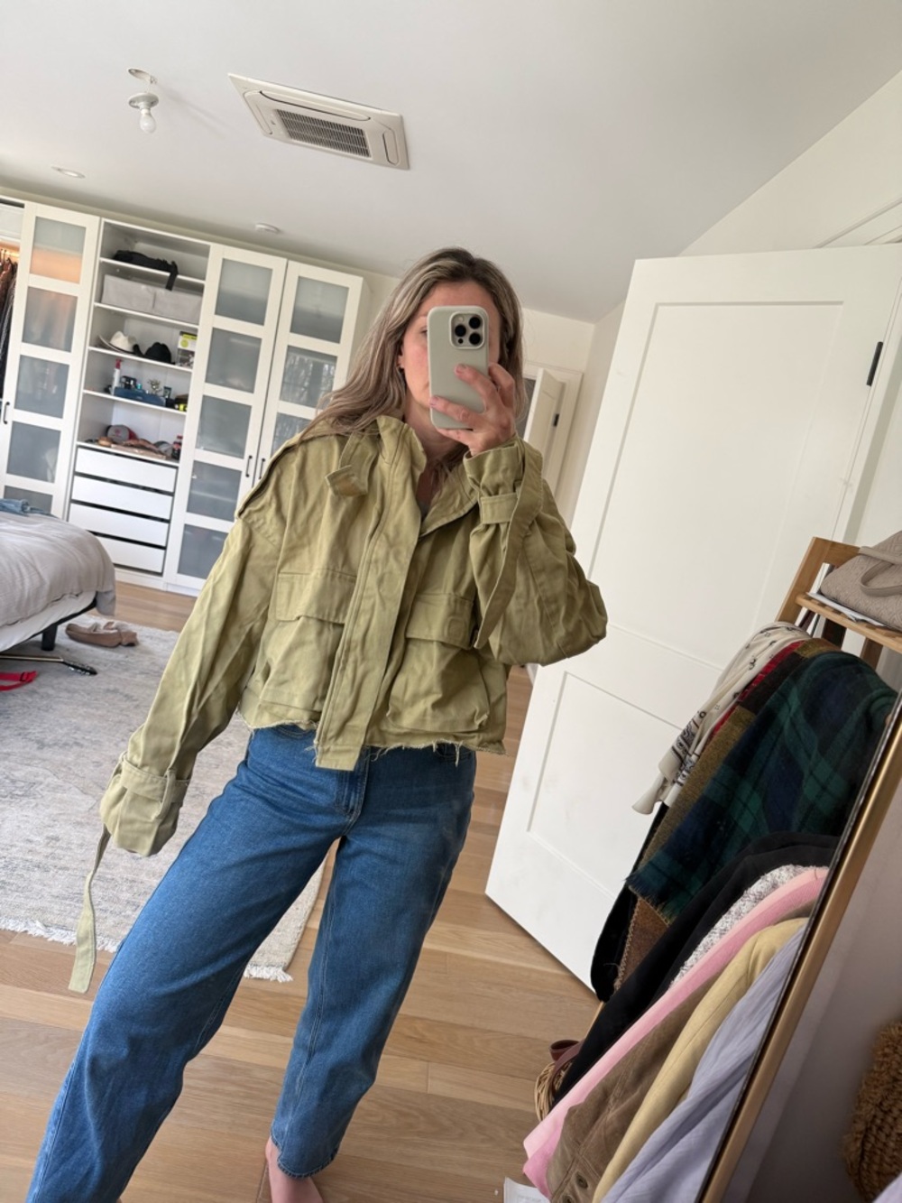 Mnml Cropped Utility Jacket -men’s size M